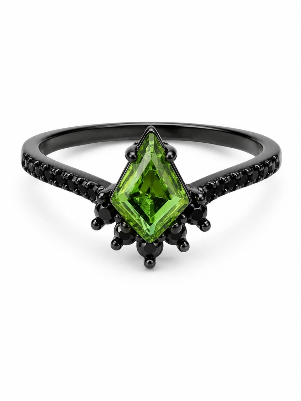 $5 When Bundled with $10+ Green Crystal Mystic Ring Size 8